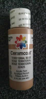 CERAMCOAT Acrylic Paint 59ml 2floz - Territorial Beige